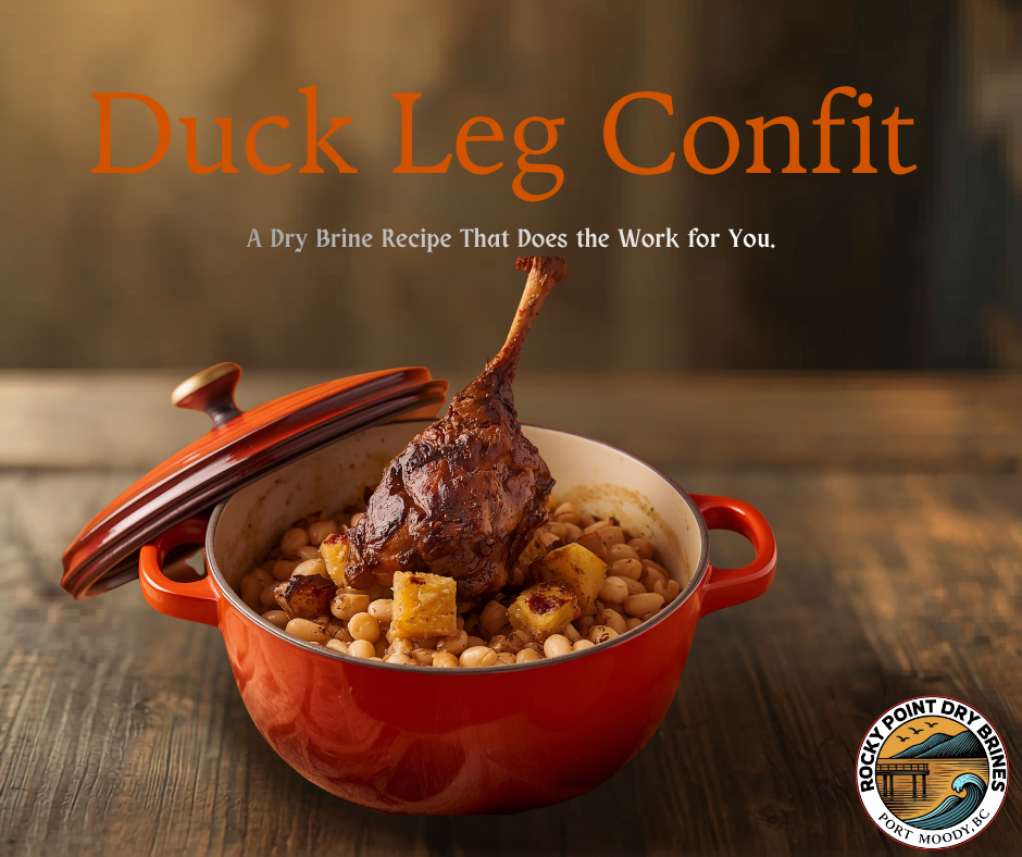 Duck Leg Confit on Cassoulet: A Dry Brine Recipe That Does the Work for You
